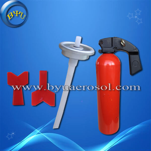 Fire extinguisher valve with Fire extinguisher actuator