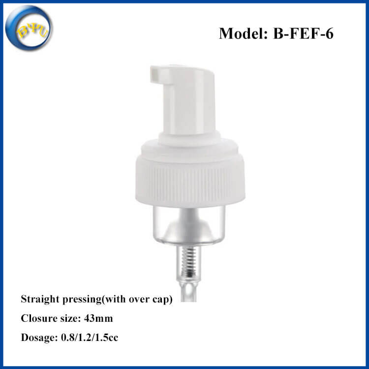 Special Foam Pump for Makeup Remover Plastic Pump for Facial Cleansing Mousse