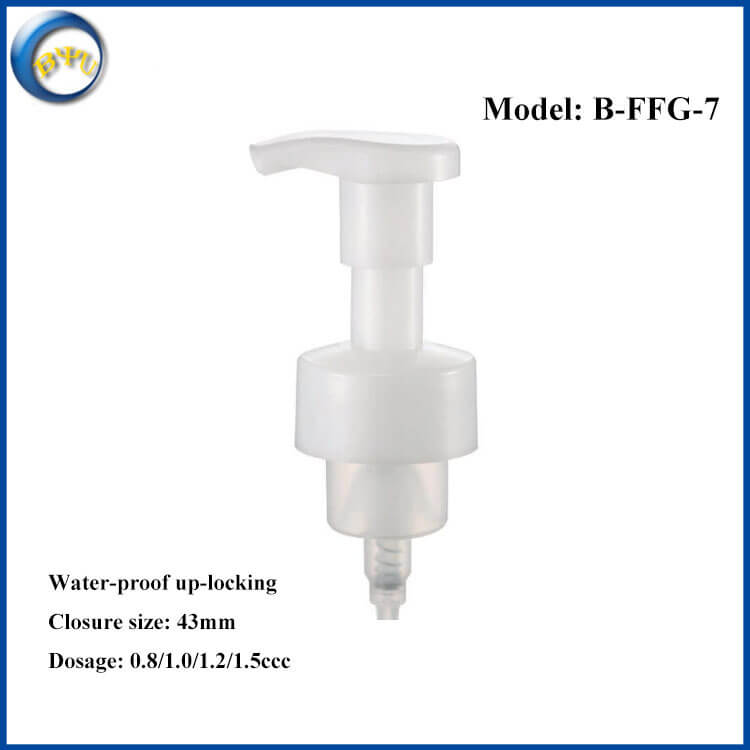 Foaming Pump for Amino Acid Cleanser 40mm Up-lock Foam Pump Head 9.