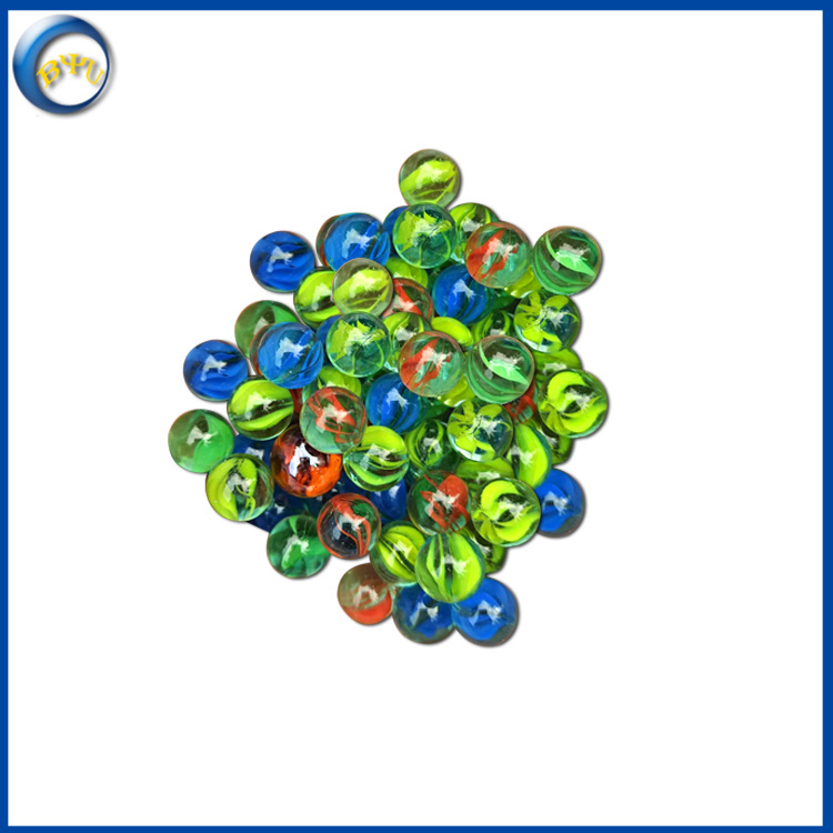 14mm 16mm 19mm 30mm 25mm Transparent Multicolor Glass Marbles Game Glass Ball