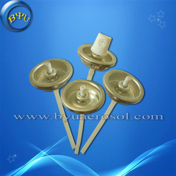 hot sales silicon mould release spray valve for aerosol cans by BYU
