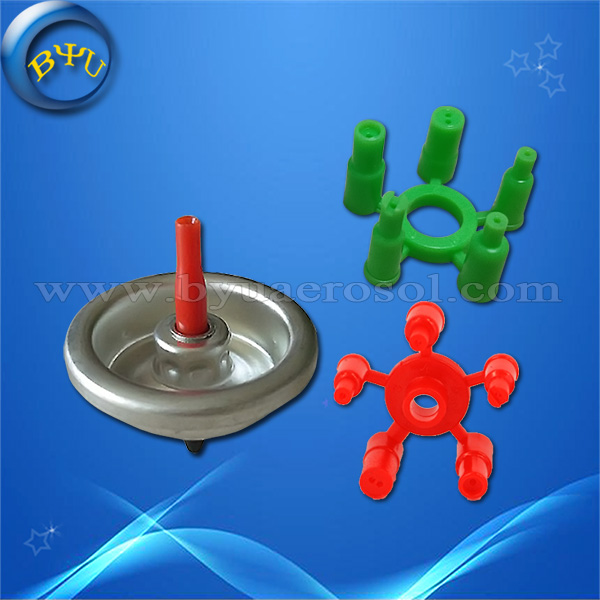 Nylon aerosol valve of lighter gas refill by BYU
