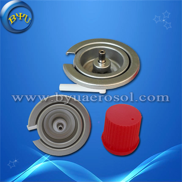 Portable butane gas stove valve for cooking