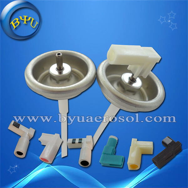 BYU factory sale 80ul Universal Household Freshener Metered Valve, Valve For Bathroom Deodorant Aerosol Can