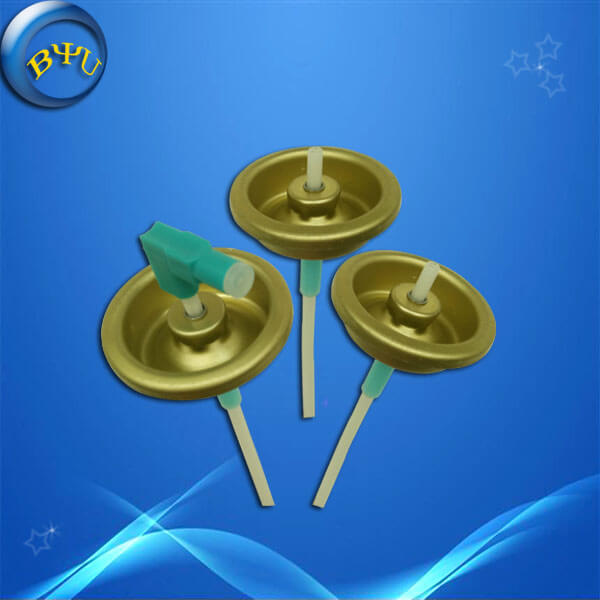 Golden Cup 100ul aerosol metering valve and aerosol nozzles for air freshener cans
