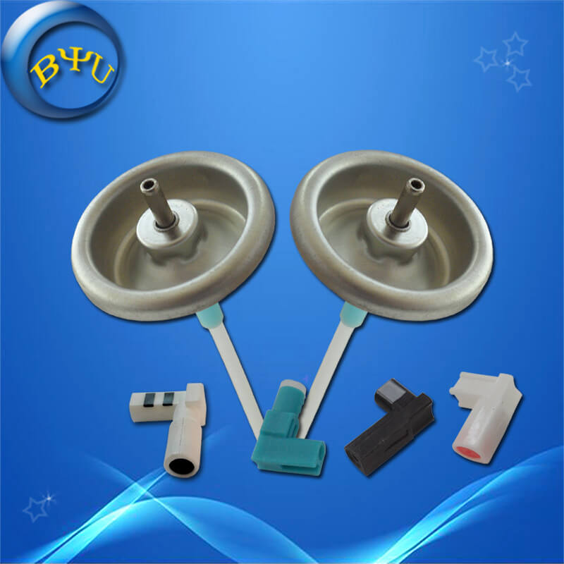 Factory direct sales aerosol metered valves with different dosage for air freshener cans by BYU