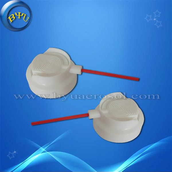 Long Red Tube Foam Aerosol Nozzle, Spray Head for Foaming Degreaser Cleaner cans by BYU